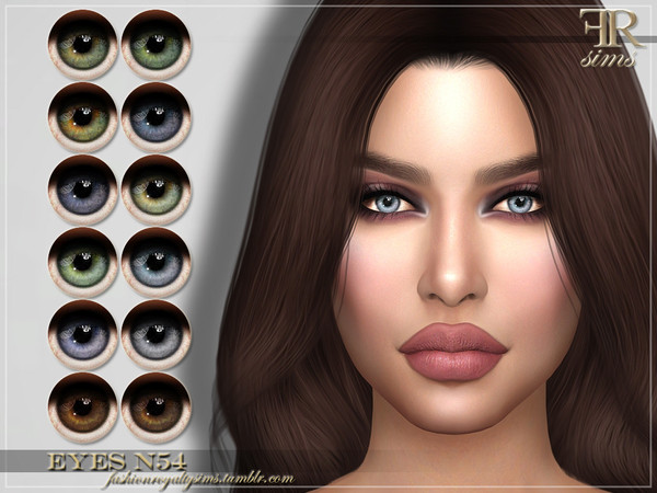 Sims 4 FRS Eyes N54 by FashionRoyaltySims at TSR