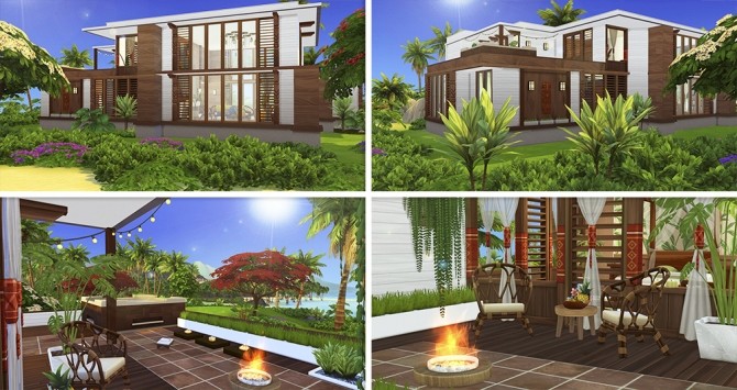 Sims 4 Modern Sulani house at Lorelea