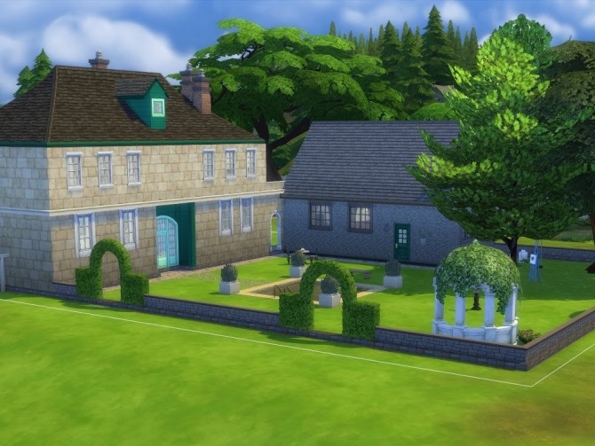 Sims 4 Snowhill Manor at KyriaT’s Sims 4 World