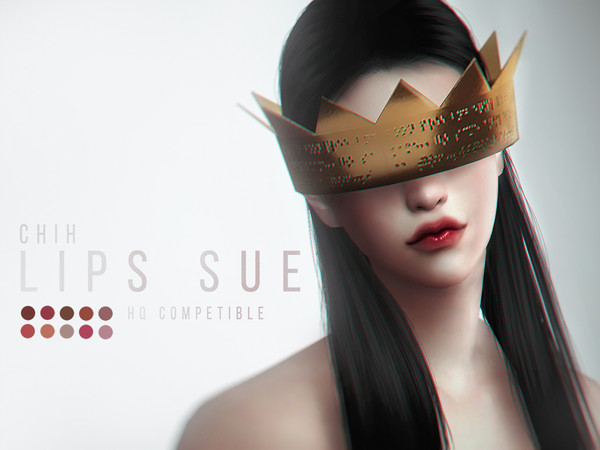 Sims 4 Sue Lips by Chih at TSR
