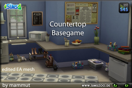 Counter top by mammut at Blacky’s Sims Zoo