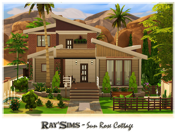 Sims 4 Sun Rose Cottage by Ray Sims at TSR