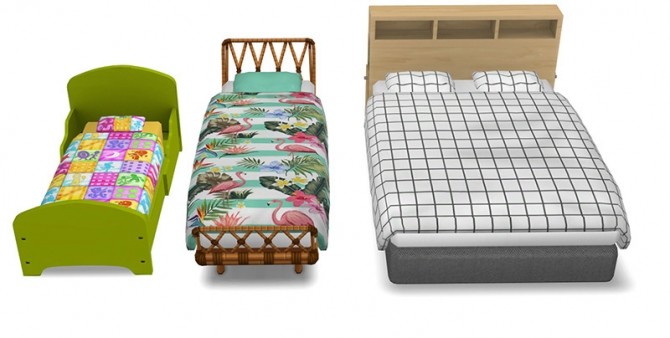 custom content sims 4 beds