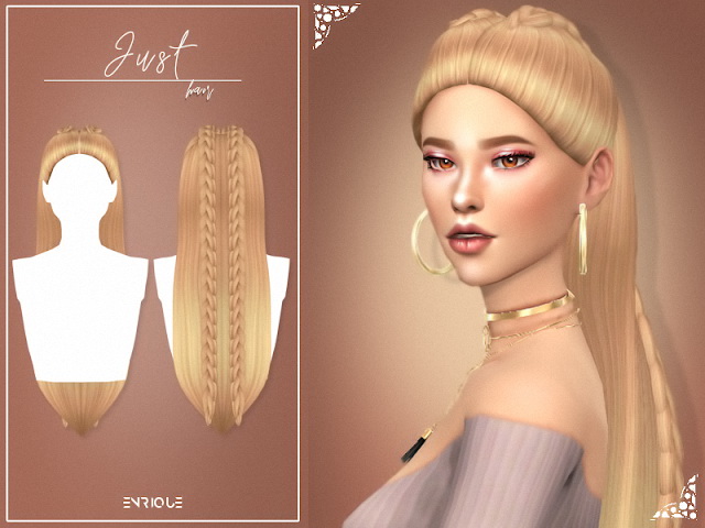 Sims 4 Just Hairstyle at Enriques4
