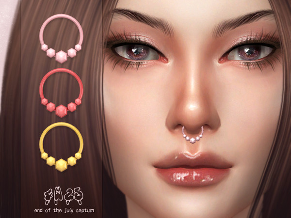 Sims 4 End of the July Septum by 4w25 at TSR