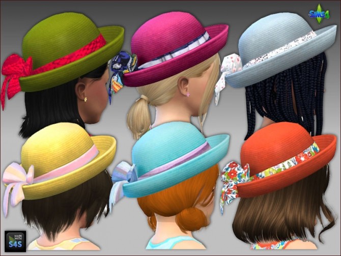 Sims 4 Dresses and hats for toddler girls by Mabra at Arte Della Vita
