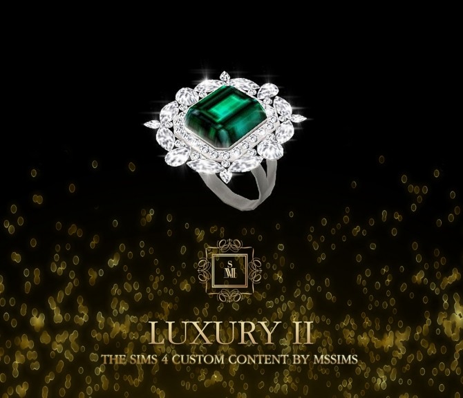 Sims 4 LUXURY II JEWELRY SET (P) at MSSIMS