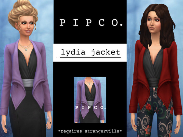 Sims 4 Lydia jacket by Pipco at TSR