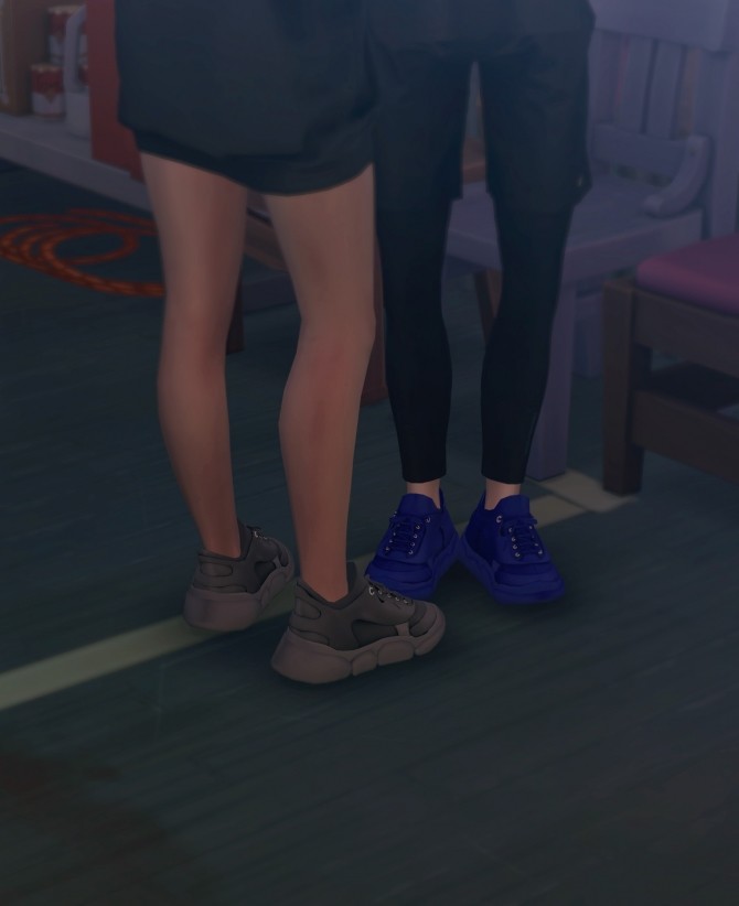 Sims 4 FM&M month shoes at Bedisfull – iridescent
