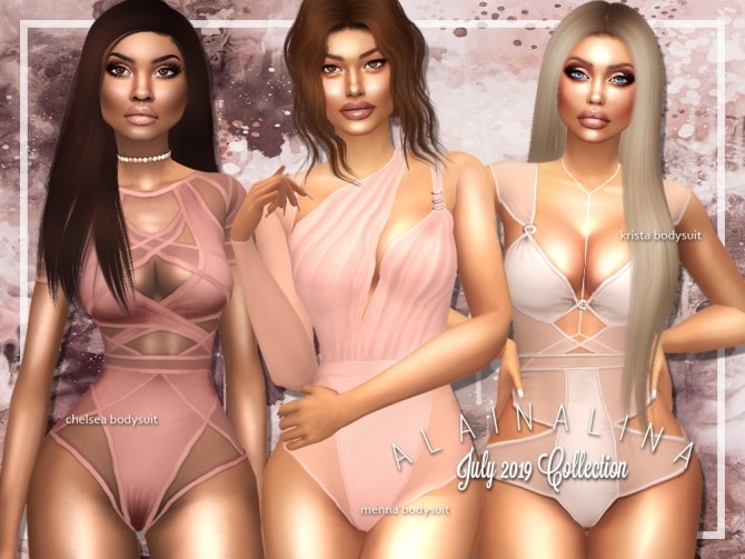 Sims 4 July 2019 Collection at AlainaLina