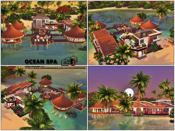 Sims 4 Ocean SPA by Danuta720 at TSR