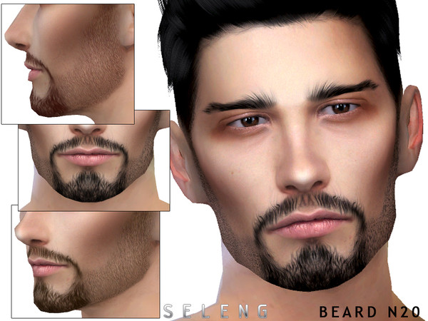Sims 4 Beard N20 by Seleng at TSR