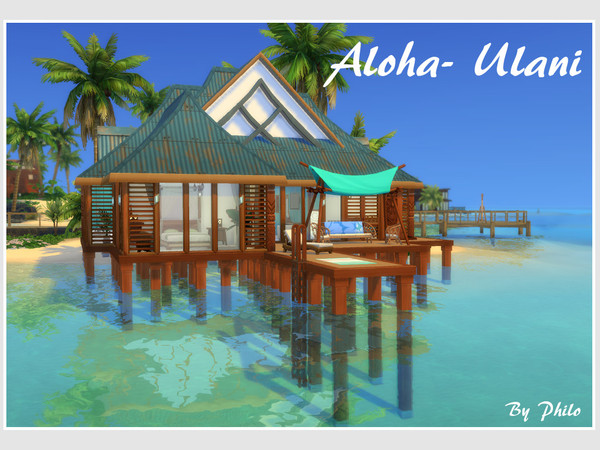 Sims 4 Aloha Ulani villa by philo at TSR