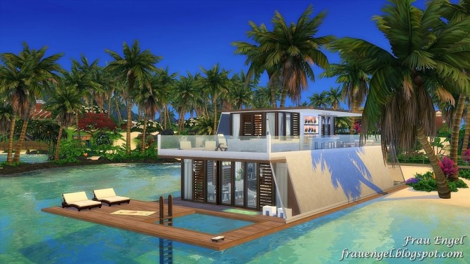 Sims 4 The Floating Seahorse Villa at Frau Engel