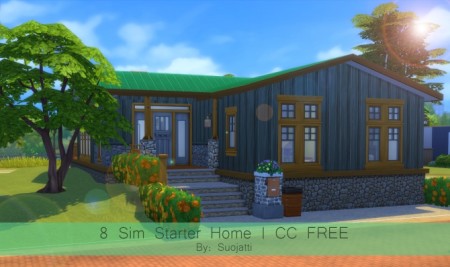 8 Sim Starter Home CC FREE by suojatti at Mod The Sims