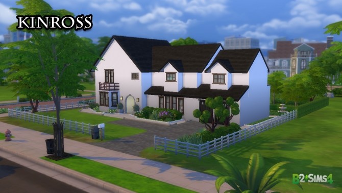 Sims 4 Kinross house by Brunnis 2 at Mod The Sims