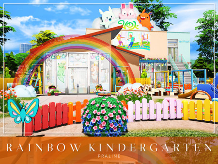 Rainbow Kindergarten by Pralinesims at TSR