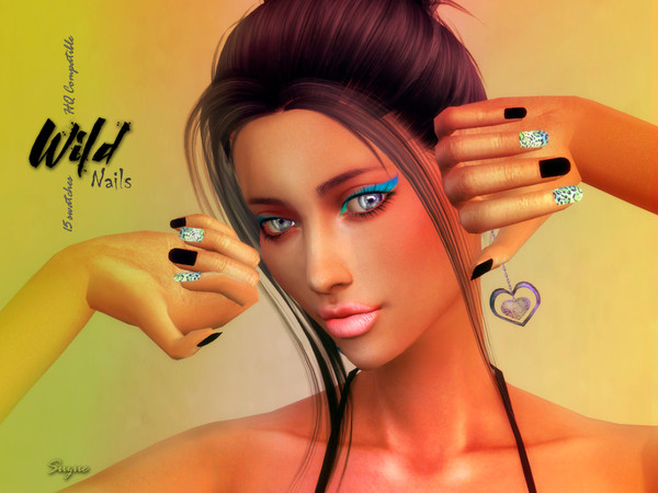 Sims 4 Wild Nails by Suzue at TSR