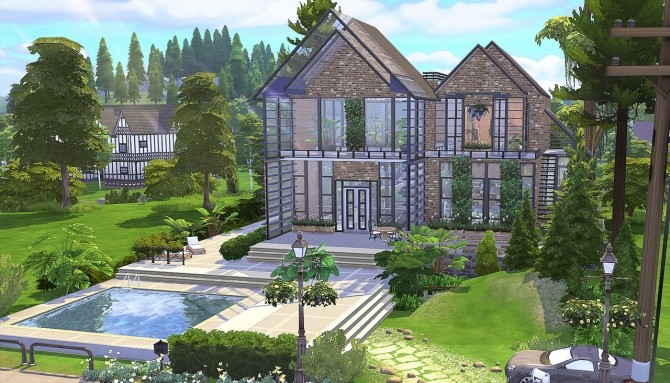 Sims 4 Eco Industrial home at HoangLap’s Sims