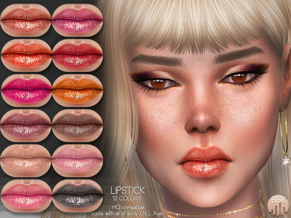 Sims 4 Lipstick BM19 by busra tr at TSR