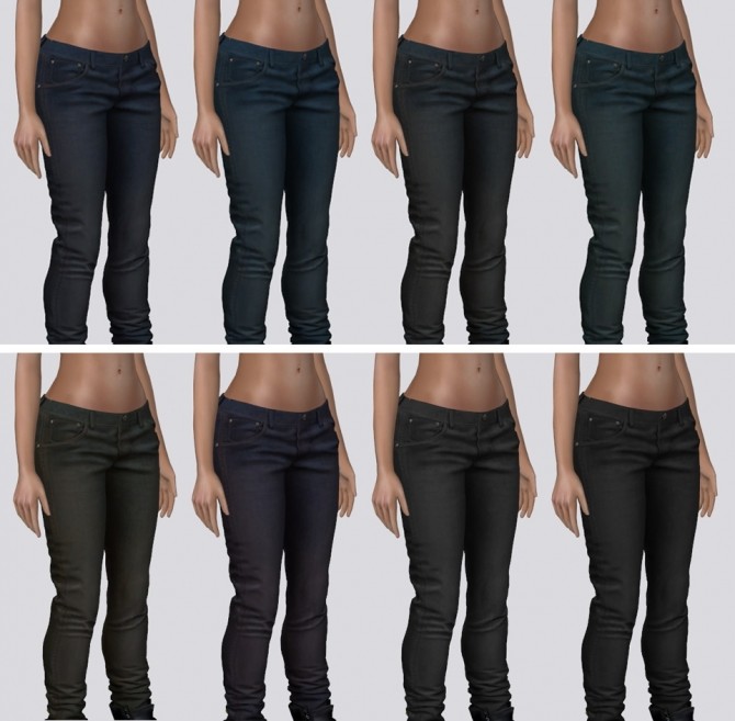 Sims 4 Low Rise Jeans at Darte77