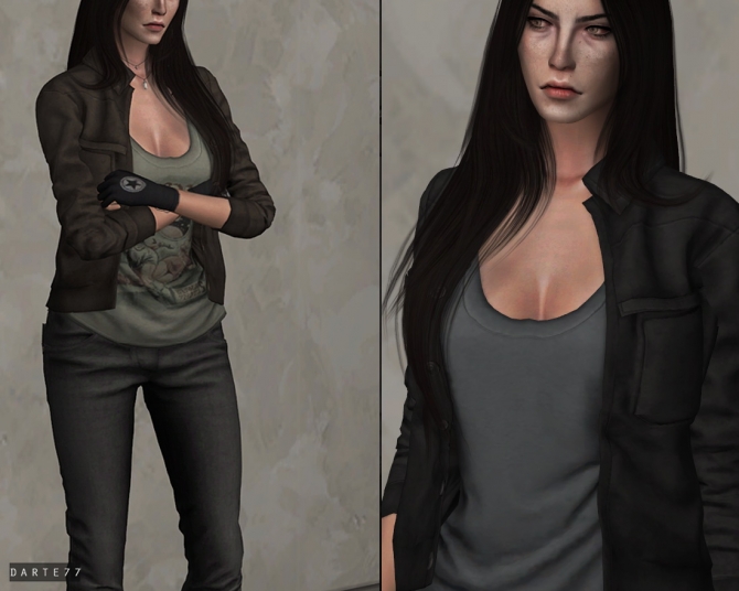 Suede Jacket at Darte77 » Sims 4 Updates