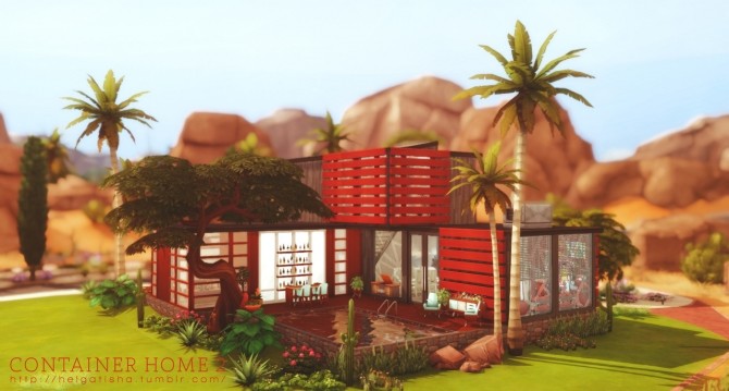 Sims 4 Container home 2 at Helga Tisha