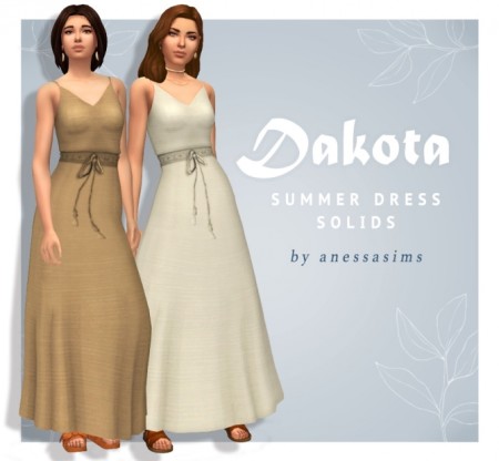 Dakota summer dress at Anessa Sims