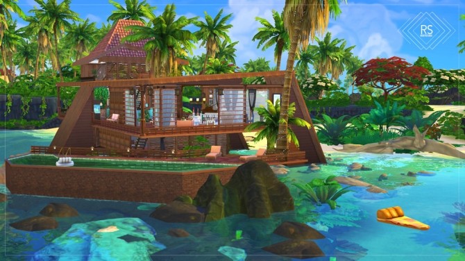 Sims 4 BACALAR HOUSE at RUSTIC SIMS