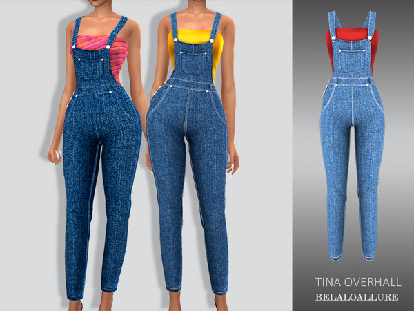 Sims 4 Belaloallure Tina overall by belal1997 at TSR