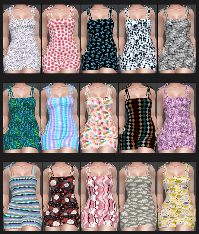 NitroPanic Dresses Recolors at Annett’s Sims 4 Welt » Sims 4 Updates