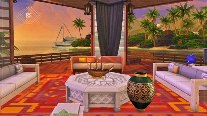 Sims 4 BACALAR HOUSE at RUSTIC SIMS