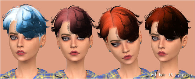 Sims 4 Hair 16 at All by Glaza