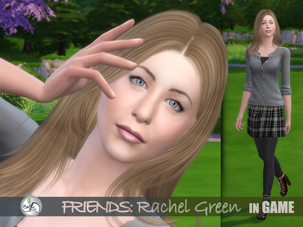 Sims 4 Rachel Green   FRIENDS by bakalia at TSR
