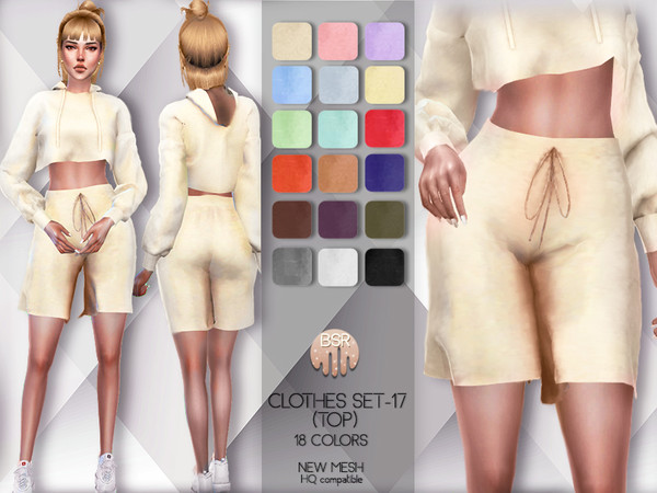 Sims 4 Clothes SET 17 (SHORT) BD81 by busra tr at TSR