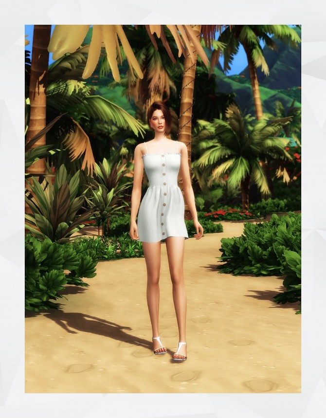 Sims 4 Vacation Dress at Gorilla