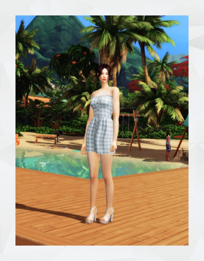 Sims 4 Vacation Dress at Gorilla