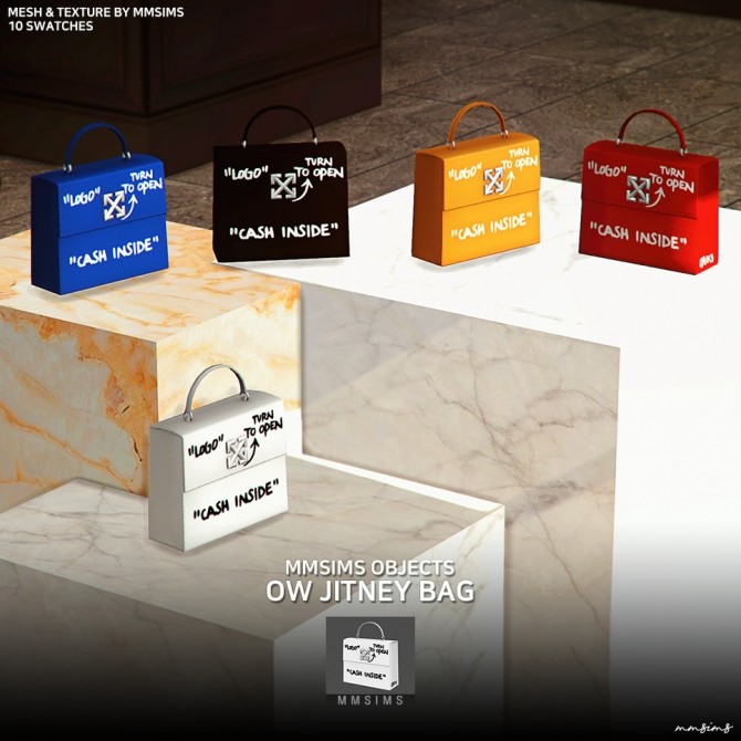 Sims 4 OW Jitney Bag Object at MMSIMS