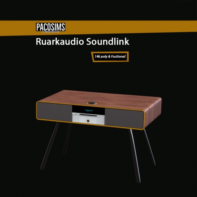 Sims 4 RuarkAudio Soundlink (P) at Paco Sims