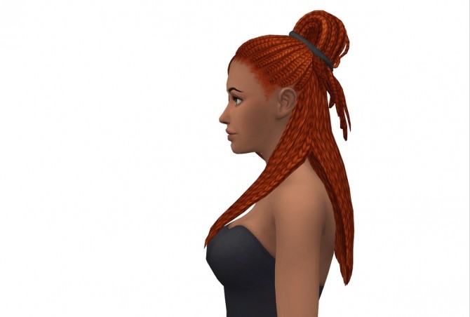 Sims 4 Crew Braids Base Game Compatible Hair at leeleesims1
