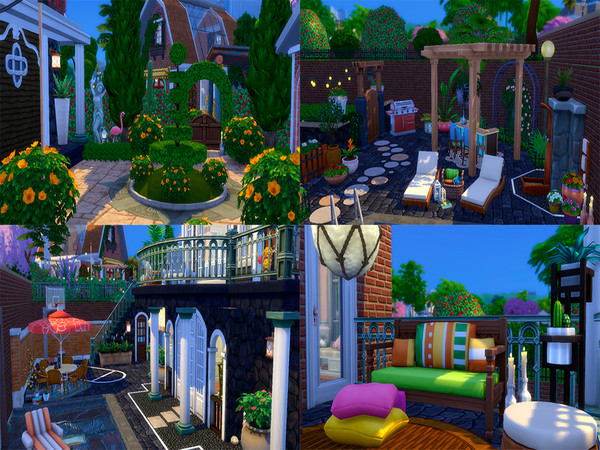 Sims 4 Big Honey House by Caaroline Simmer at TSR