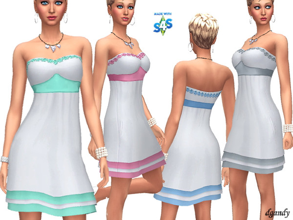 Sims 4 Dress 201908 01 by dgandy at TSR