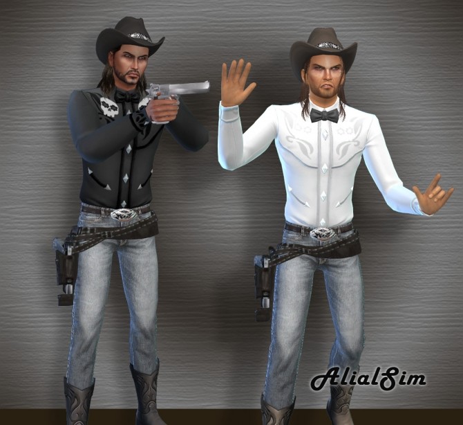 Sims 4 Western Outfit at Alial Sim