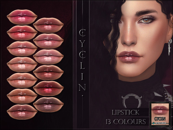 Sims 4 Cyclin Lipstick by RemusSirion at TSR