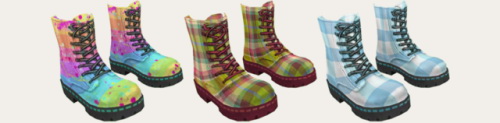 Sims 4 Shiny boots for kids & toddlers at Simiracle