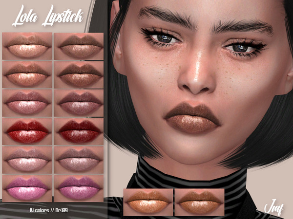 Sims 4 IMF Lola Lipstick N.190 by IzzieMcFire at TSR