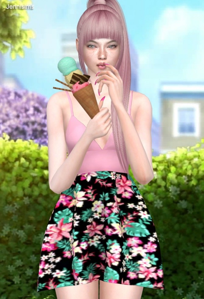Sims 4 Icecream Collection Acc Yummy Joy at Jenni Sims