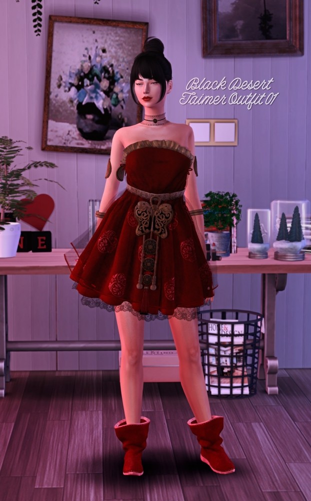 Sims 4 Black Desert Online Taimer Outfit at Astya96