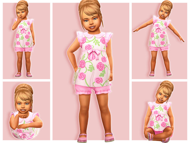 Sims 4 Toddler Floating CAS Pose Pack NB01 at MSQ Sims