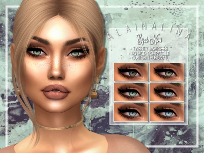 Sims 4 Eyes No4 at AlainaLina